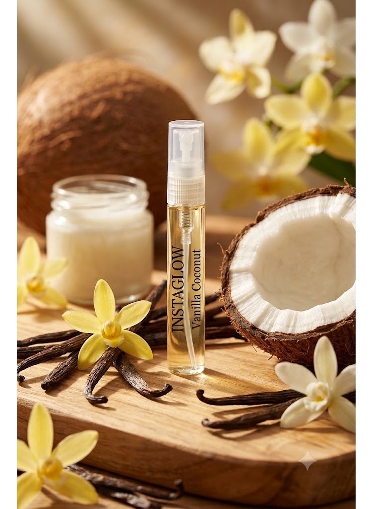 INSTAGLOW Vanilla Coconut Perfume Tester - 5 ml Travel Spray - Image 2