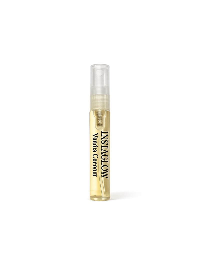 INSTAGLOW Vanilla Coconut Perfume Tester - 5 ml Travel Spray - Image 1