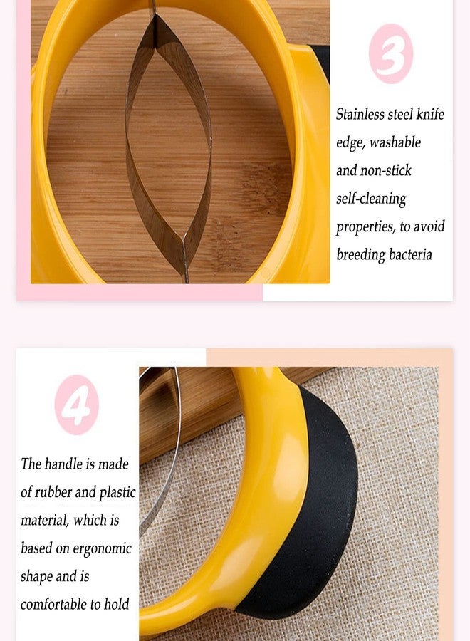 ZLMC Mango Slicer, Peeler and Pit Remover Tool, ZLMC Mango Splitter, Mango Slicer Cutter Pitter, with Grip Handle - Image 4