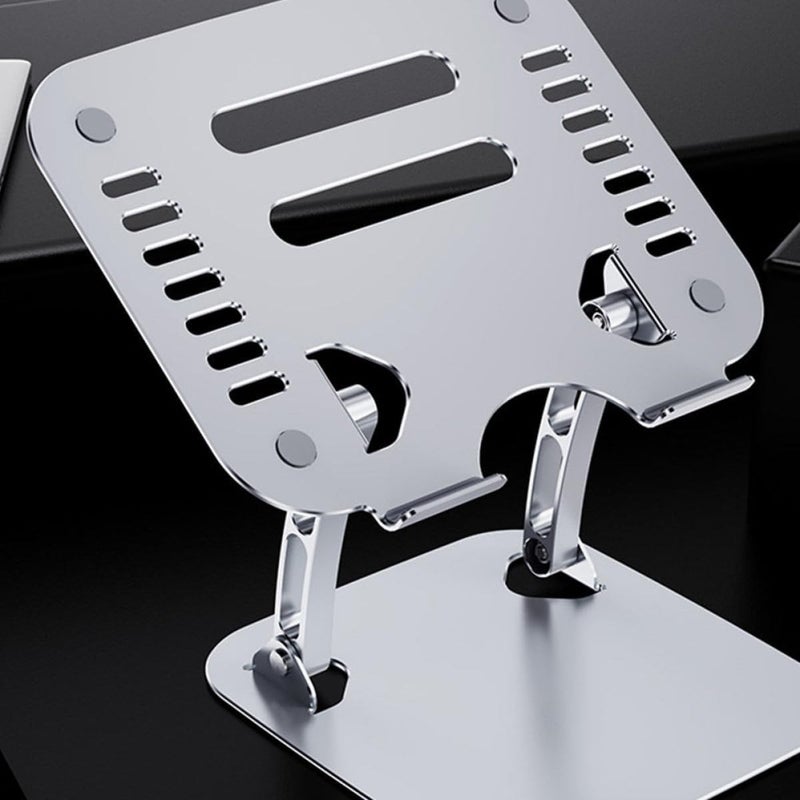 Aluminum Alloy Laptop Stand Adjustable Heat Dissipation Computer Holder Portable Foldable Notebook Desk Riser for Office and Home Use - Image 4