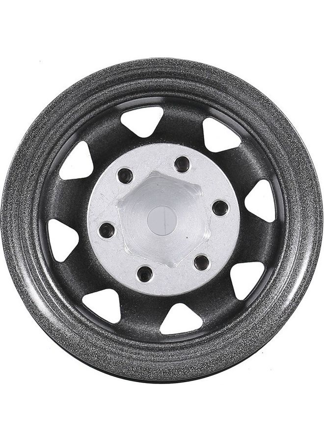 NIBEMINENT 4-Piece 1.55 Inch RC Car Metal Wheel Rims Set - Image 2