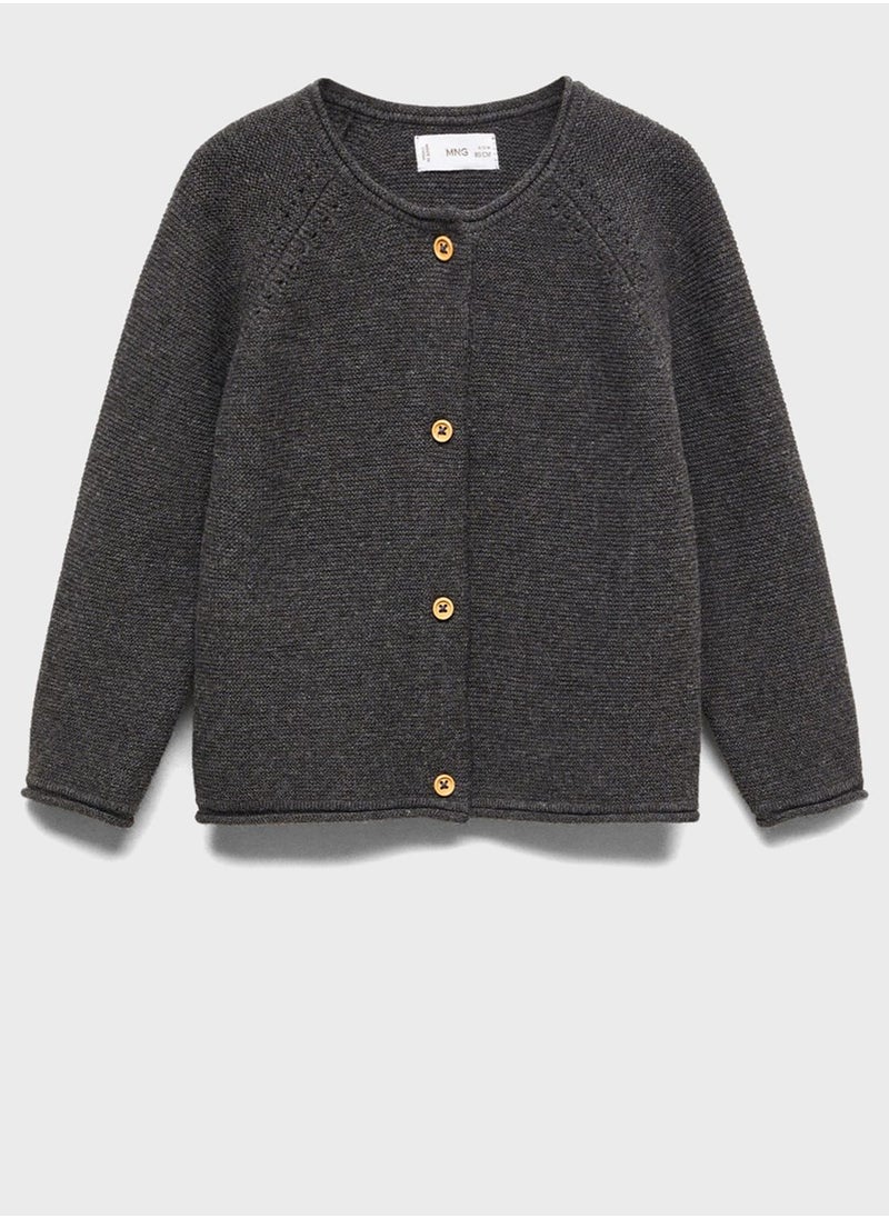 MANGO - Infant Knitted Cardigan - Image 1