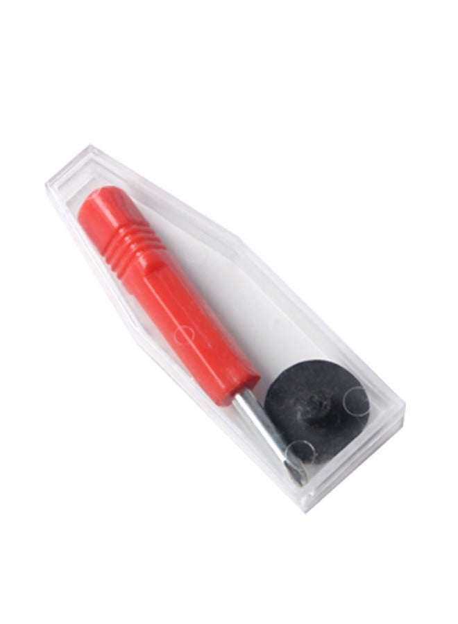 Professional Belt Hole Puncher Hand Machine Precision Multi-Size Fabric Leather for Ruler Awl Tool Red - Image 5