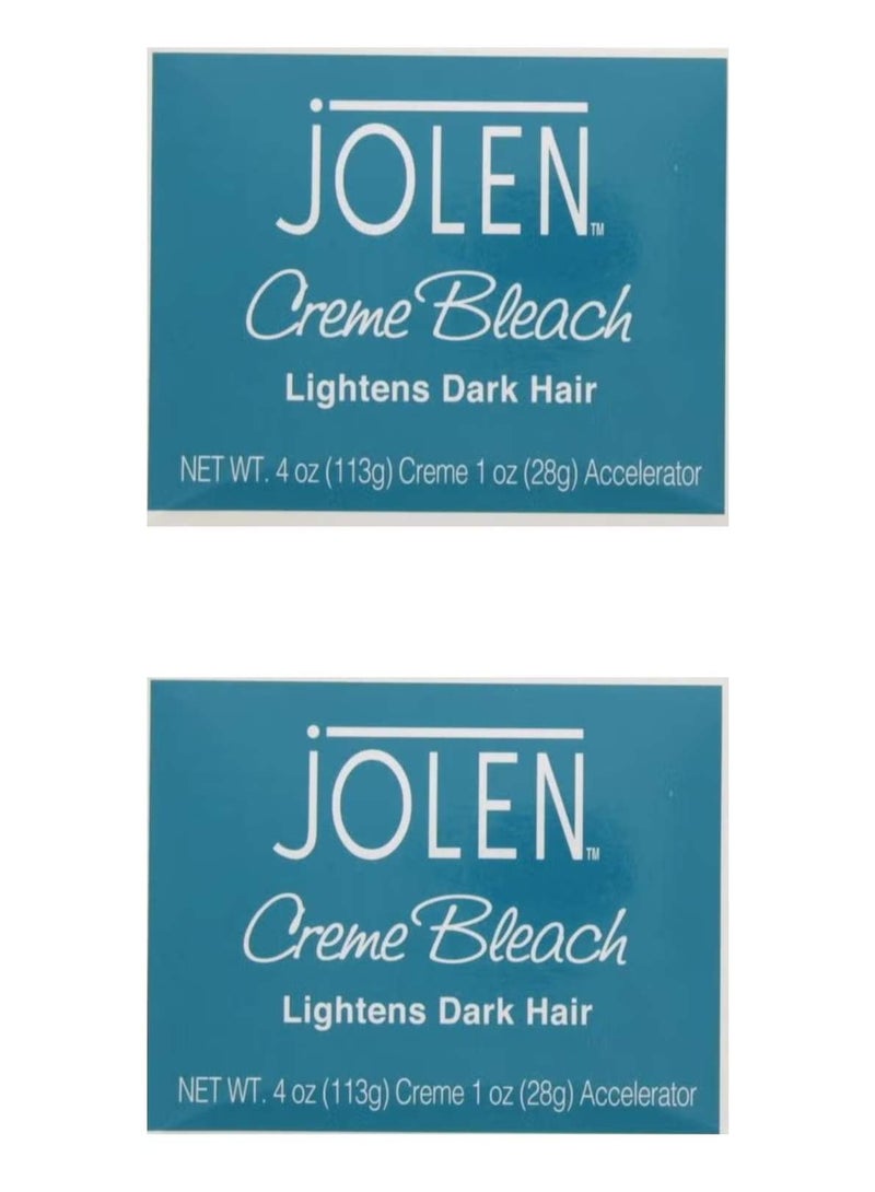 جولين قطعتان من كريم التبييض جولين لتفتيح الشعر الداكن والأبيض 2*113 جرام
