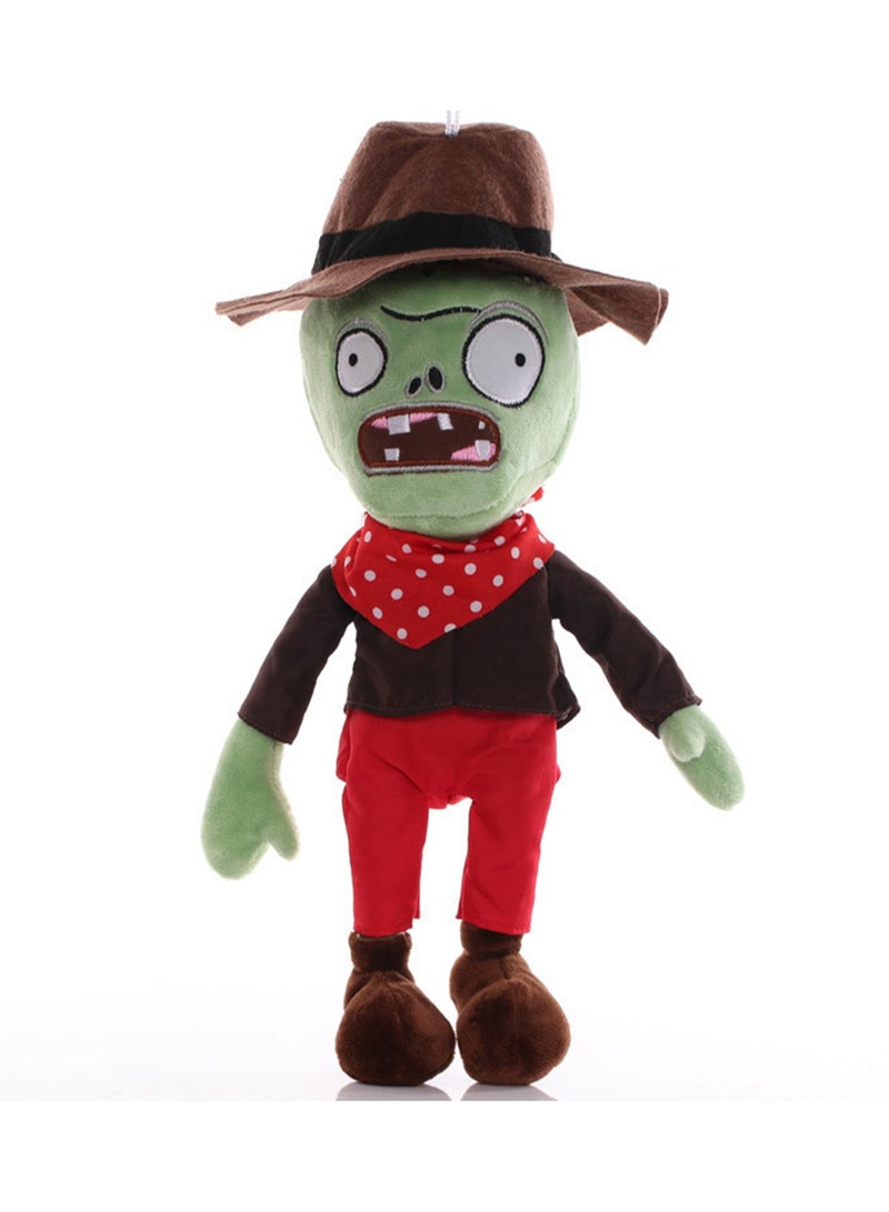 Plants Chaos Zombie Doll Humanoid Doll Children's Pillow Toy (Green Jeans) - Image 1