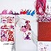 Winlyn زينة جنيات عيد الحب من وينلين 36 مجموعة زينة جنيات عيد الحب مجموعة حرف DIY زينة جنيات على شكل قلوب ملصقات عيد الحب للأطفال أنشطة صف عيد الحب تبادل الهدايا - Image 4