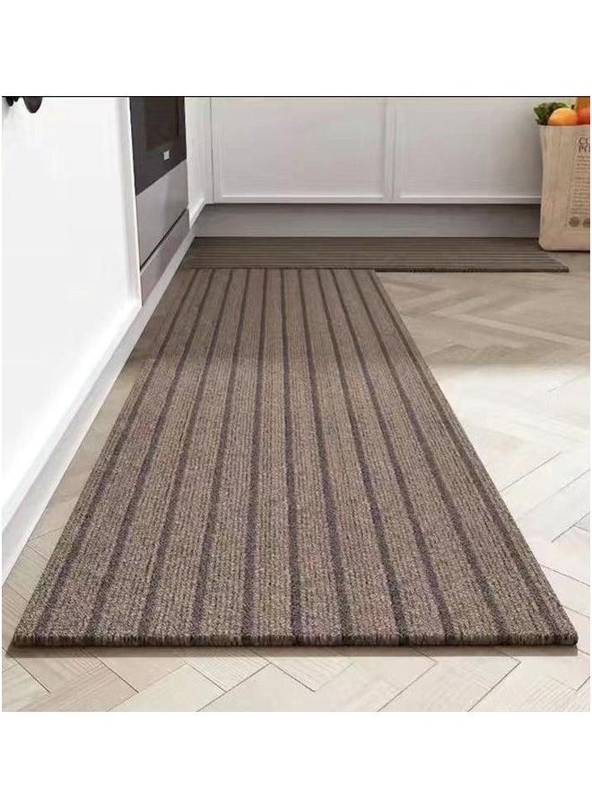 HOMESTAR Long Kitchen Non-slip Mat Household Entrance Door Absorbent Living Room Brown PVC - Image 4