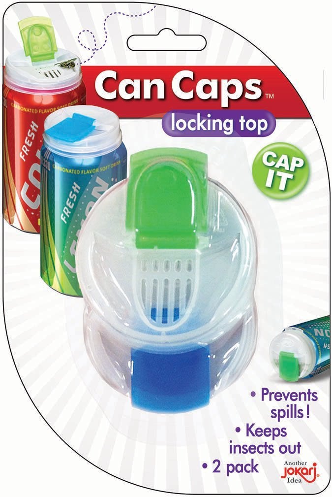 Jokari Snap and Sip Can Caps, Pack of 2 - Image 1