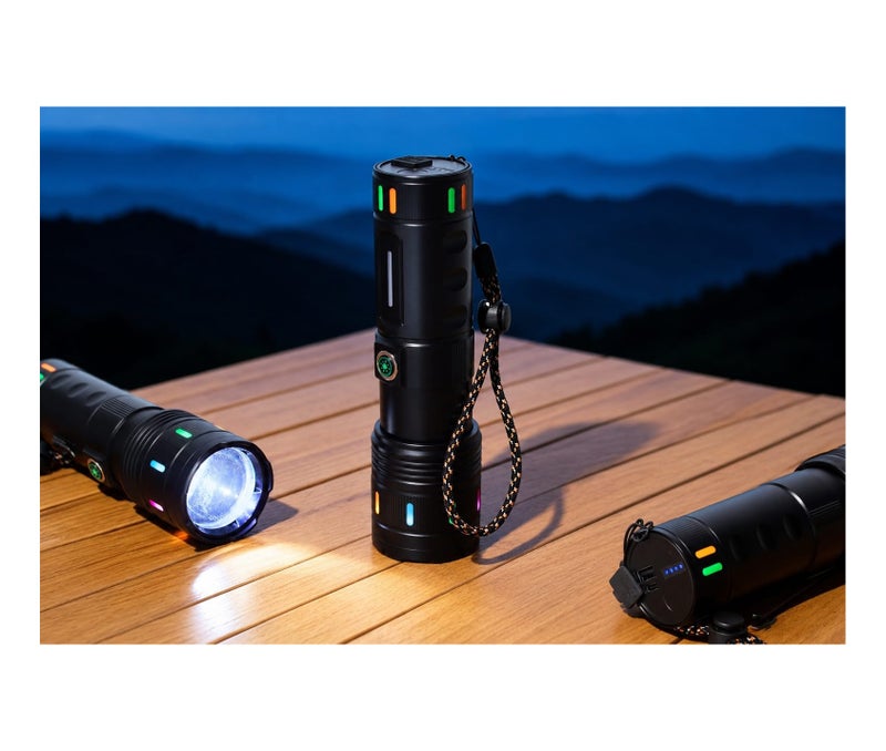CALUS CALLUS WL-P20Z 20W Rechargeable Zoom Flashlight with Power Bank & Type-C Charging - Image 1