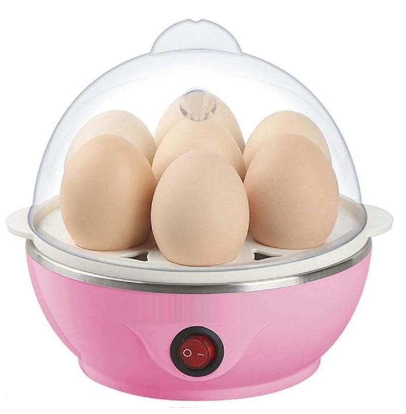 Concepta Egg Boiler Electric Automatic Off 7 Egg Poacher for Steaming Cooking And Boiling Mini Electronic Egg Boiler Device Multi function Egg Cooker Boils Upto 7 Eggs at a TimeMulticolor - Image 1