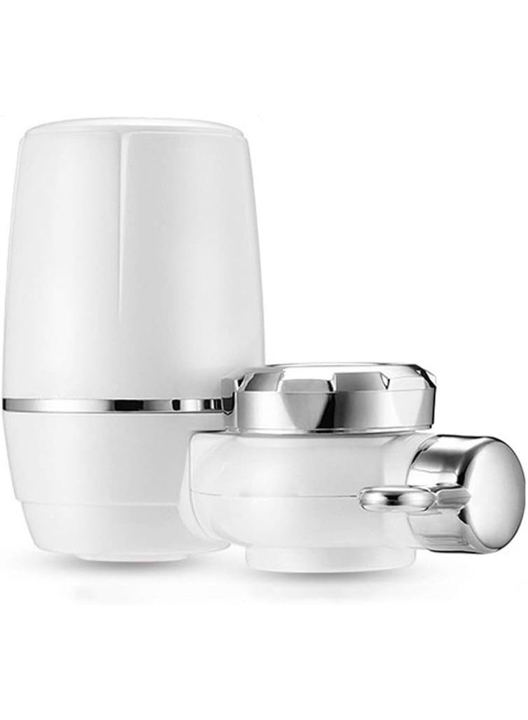 Rich Life Faucet Pur Water Filter Tap Purifier | Ceramic Percolator 7-Layer Filtration | Remove Rust Sediment | No Electricity Needed | Kitchen Sink Water Purifier
