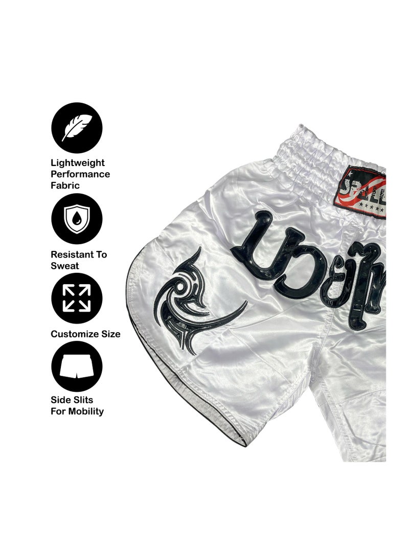 Spall Boxing Shorts For Men Muay Thai Shorts For Kickboxing Wrestling Grappling Fight And Cross Training Martial Arts Training Gym Clothing  - Image 2