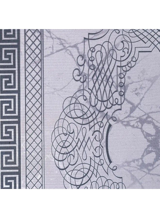دواسة باب بولي بروبلين ظهر دوتس كاربت، 48×78 سم - رمادي - Image 3