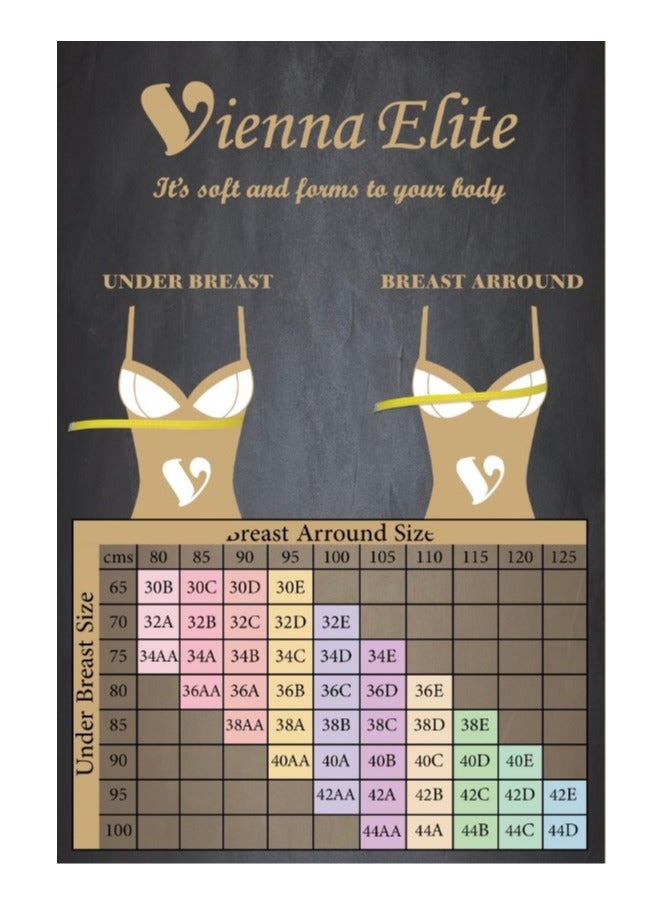 Vienna Lingerie Vienna Elite 58 - Women's Padded Half Cup Bra - Image 5