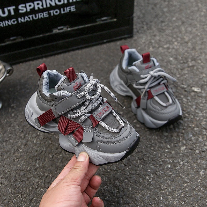 Mesh Sneakers Lightweight Flexible Sole Walking Shoes For Kids Indoor And Outdoor Activities - Image 1