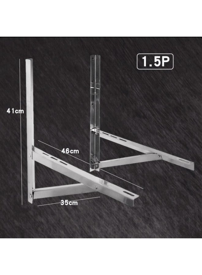 PURPAVWINNER Purpai Stainless Steel Air Conditioner Outdoor Unit Bracket Suitable For Gree, Panasonic, Mitsubishi, Xiaomi, Little Swan, Hualing, Tcl, Konka, Xinfei, Changhong, Yunmi 1p-1.5 Hp Air Conditioner Wall Mount - Image 5