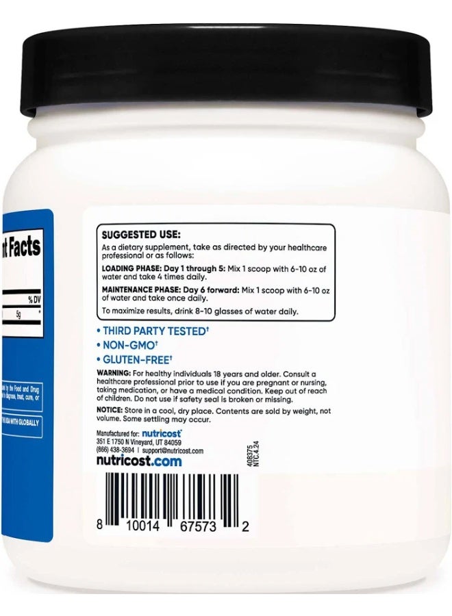 Nutricost, Performance, Creatine Monohydrate, Unflavored, 1 lb (454 g) - Image 2