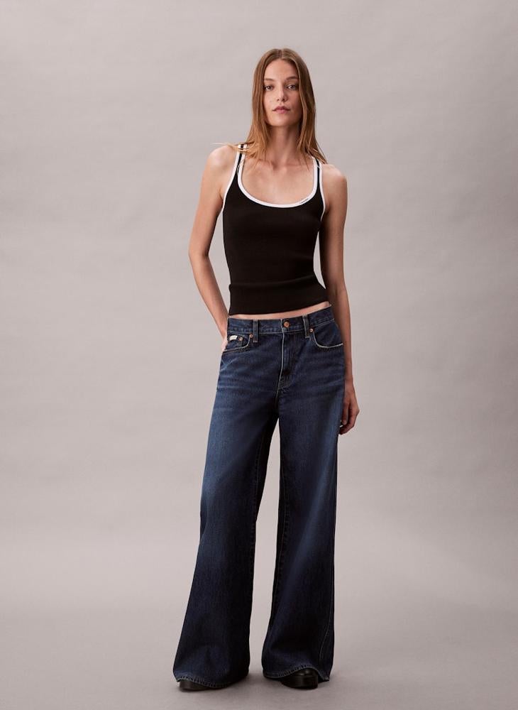 Calvin Klein Jeans Logo Color Block Tank Top - Image 5