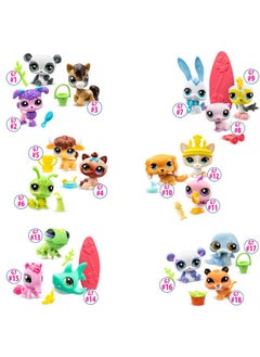 Littlest Pet Shop Littlest Pet Shop, Pet Surprise Three Pack - Gen 7, Pets #1 - #18, Authentic LPS Bobble Head Figure, Collectible Imagination Toy Animal, Kidults, Girls, Boys, Kids, Tweens Ages 4+  - Image 2