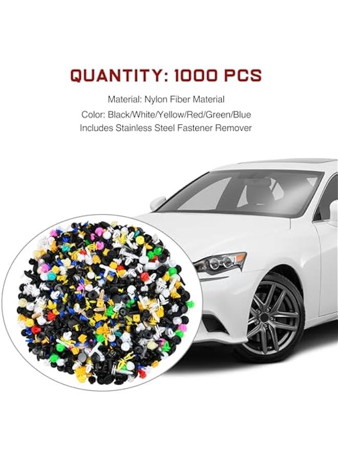 GOOACC 1001PCS Universal Car Clips Mixed Auto Bumper Fender Trim Door Panel Shield Engine Cover Retainer Rivet Push Clips with fastener remover for GM Ford Chrysler Toyota Lexus Honda Acura Dodge Jeep - Image 5