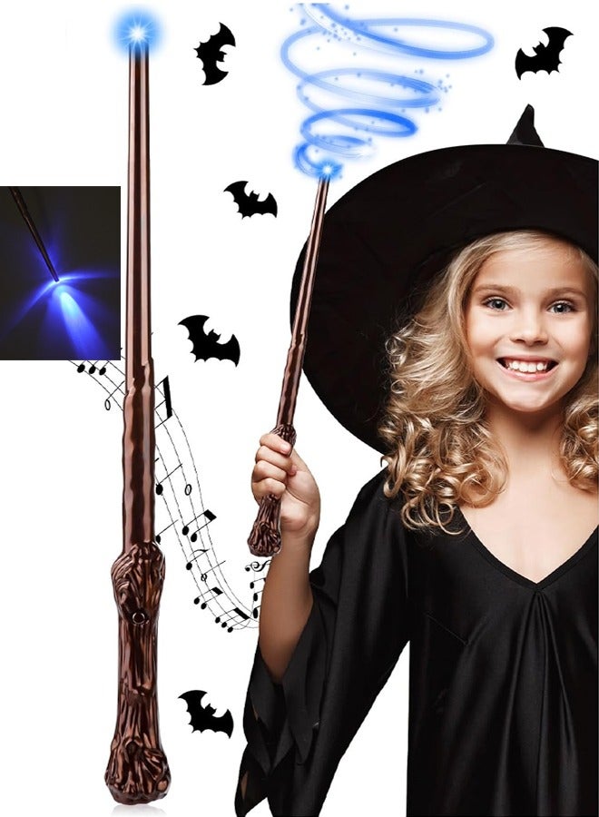 VUCATIN عصا سحرية مضيئة للأطفال، عصا سحرية مضيئة لساحر الألعاب، إكسسوار لزي الهالوين التنكري - Image 1