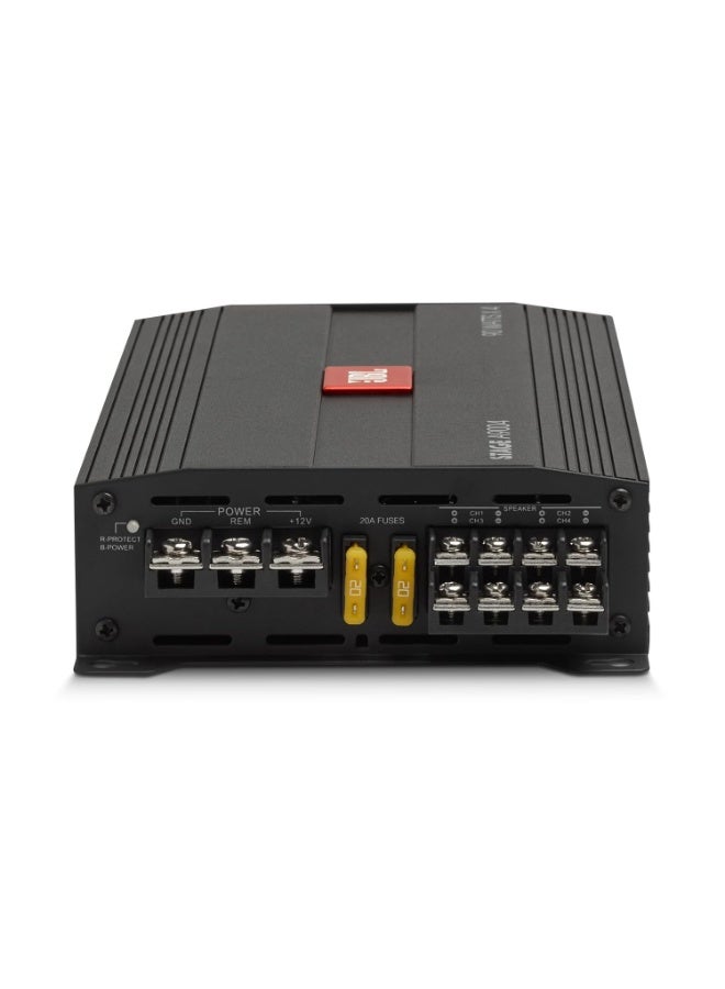 جي بي إل مضخم الصوت للسيارة JBL Stage A90041 – قدرة قصوى 1480 واط، 130 واط RMS × 4 قنوات، أصلي عالي الأداء لأنظمة الصوت في السيارات - Image 4