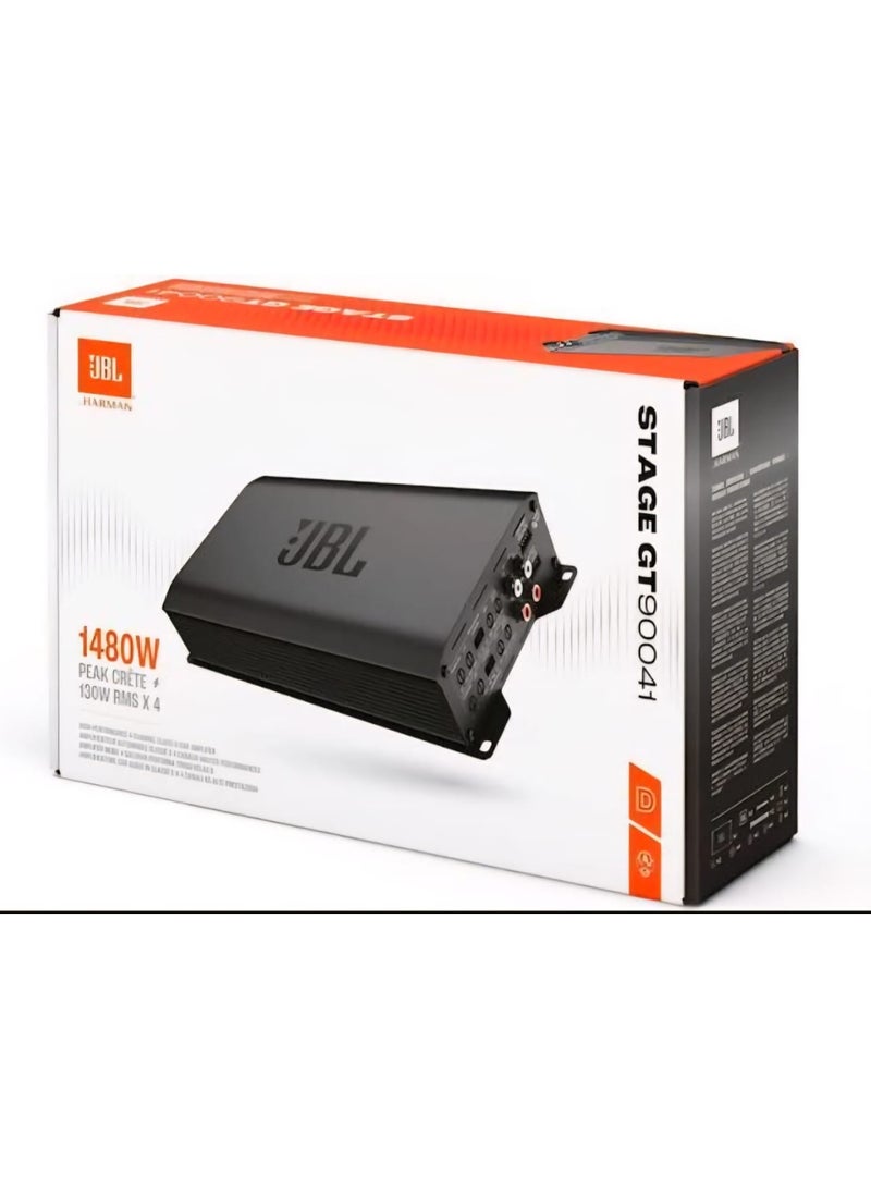 جي بي إل مضخم الصوت للسيارة JBL Stage A90041 – قدرة قصوى 1480 واط، 130 واط RMS × 4 قنوات، أصلي عالي الأداء لأنظمة الصوت في السيارات - Image 1