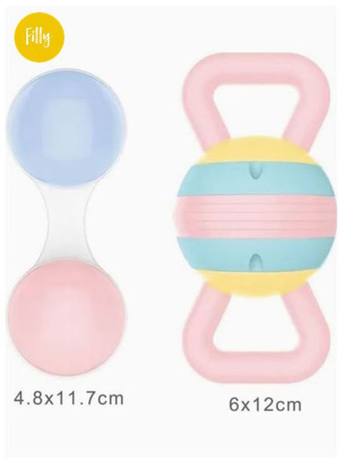 Filly Baby Rattle Toy, Infant Teething Toys , Rattles Sensory Toy Set, Food Grade Silicone Material, Newborn Toys Gift for Babies 3 Months and above Boys Girls, Early Educational Toy Set. - Image 3