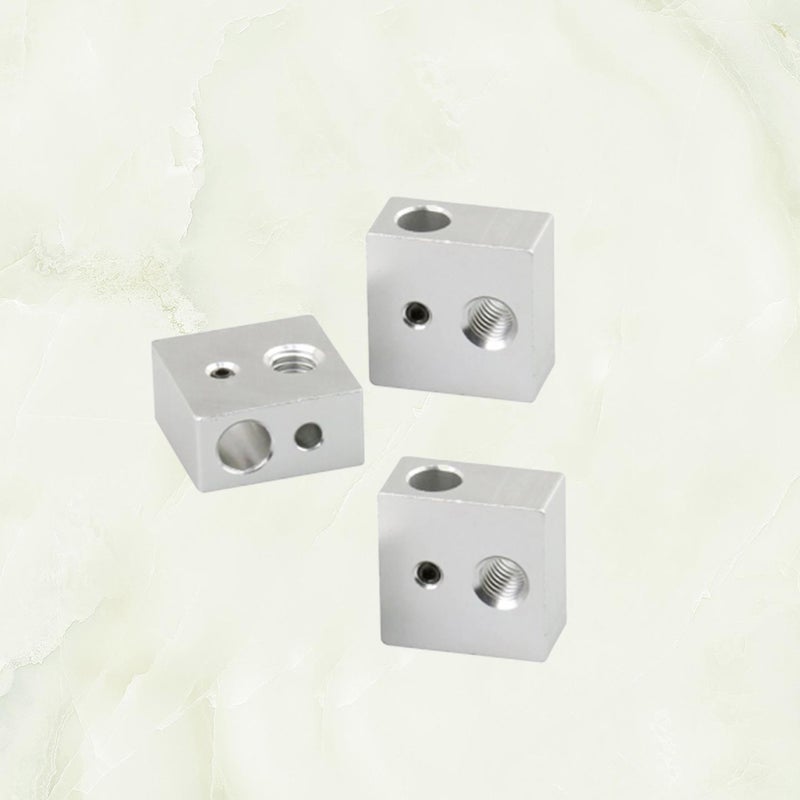 6 pcs Aluminum Heater Block for MK7 3D Printer Extruder Hot End Heating Block - Image 1