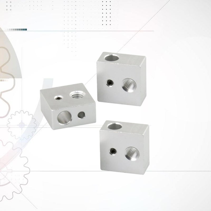 6 pcs Aluminum Heater Block for MK7 3D Printer Extruder Hot End Heating Block - Image 4