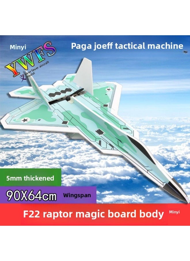 Generic - Su Su27J20 Su 35 J J10F22 Raptor Remote Control Aircraft Fall Resistant Magic Board Fixed Wing Assembled Model-Color:Su 27 Blue Camouflage-Specifications:1 Set Of Body + 1 Set Of Accessory Package - Image 1