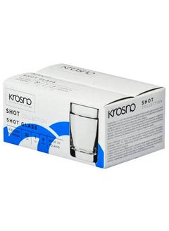 Krosno Krosno shot glass casual collection 30ml set of 6  - Image 3