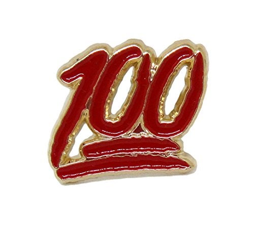 PinMaze One Hundred Lapel Pin - Keep It Real Perfect Score Exam Enamel Pin - Image 5