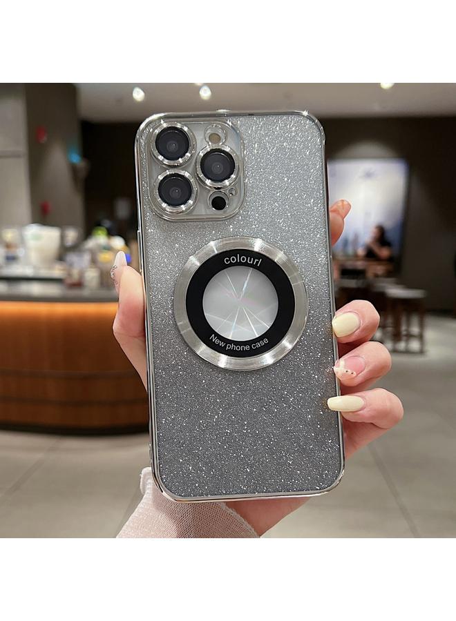 S-TOP Case For iPhone 14 Pro Max Gradient Glitter Electroplating MagSafe TPU Phone Case - Image 1