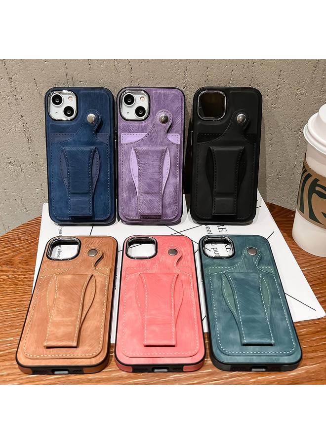 S-TOP Case For iPhone 14 Plus Side Leather Rotation Card Holder Phone Case - Image 2