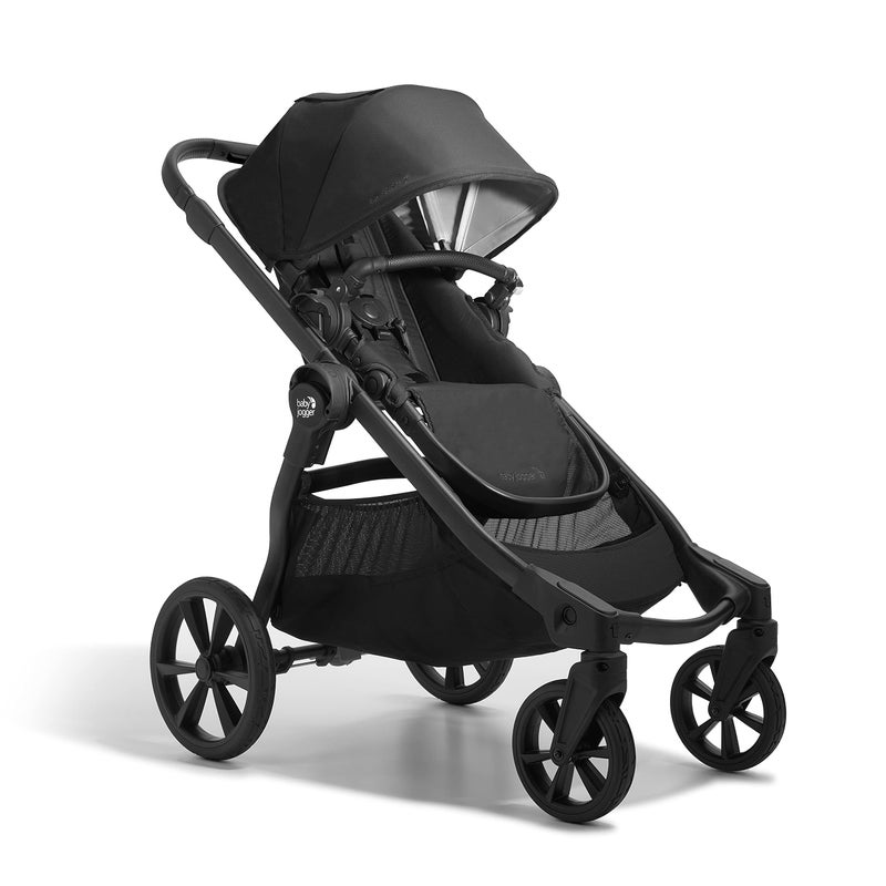 Baby Jogger City Select 2 SingletoDouble Modular Travel System Includes City GO 2 Infant Car Seat Lunar Black