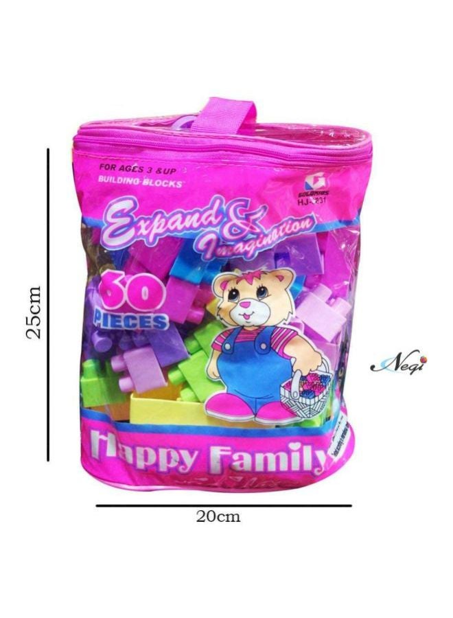 Negi B07FRNS1YH 60-Piece Expand And Imagination Building Block Set 60 3+ Years - Image 2