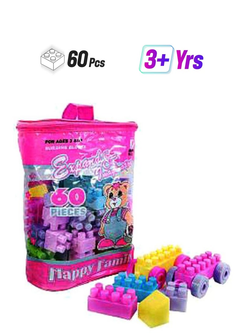 Negi B07FRNS1YH 60-Piece Expand And Imagination Building Block Set 60 3+ Years - Image 1
