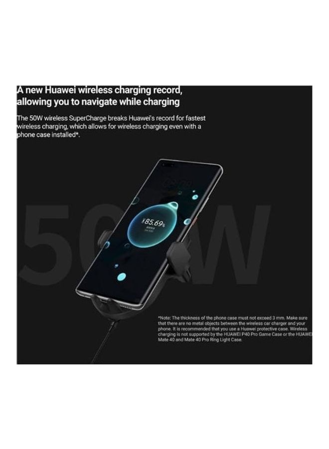 HUAWEI Super Wireless Car Charge 50W Black - Image 5