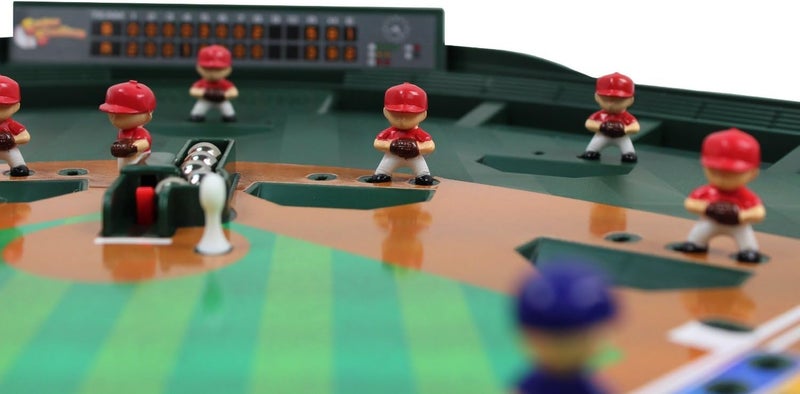 Game Zone Super Stadium Baseball Game - Realistic Tabletop Game for 2 Players Ages 6+ - Image 2