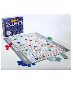 TOYS STORM Jumbo Sequence Board GAME | Multi Color Board Game for Family, Strategy Foldable Board Card Game  - Image 2