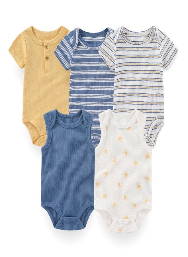 MAMIMAKA Newborn Layette Gift Set 23-Piece Baby Bodysuits Infant Outfits Essentials and Accessories 9-12 Months - Image 3