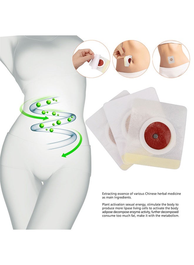 إيلهو 60 قطعة من لصقات الحرق الطبيعي للدهون بجواهر الأعشاب، لتخسيس الجسم والوزن، آمنة وفعالة، تساعد على إزالة السموم وتحسين القوام - Image 2