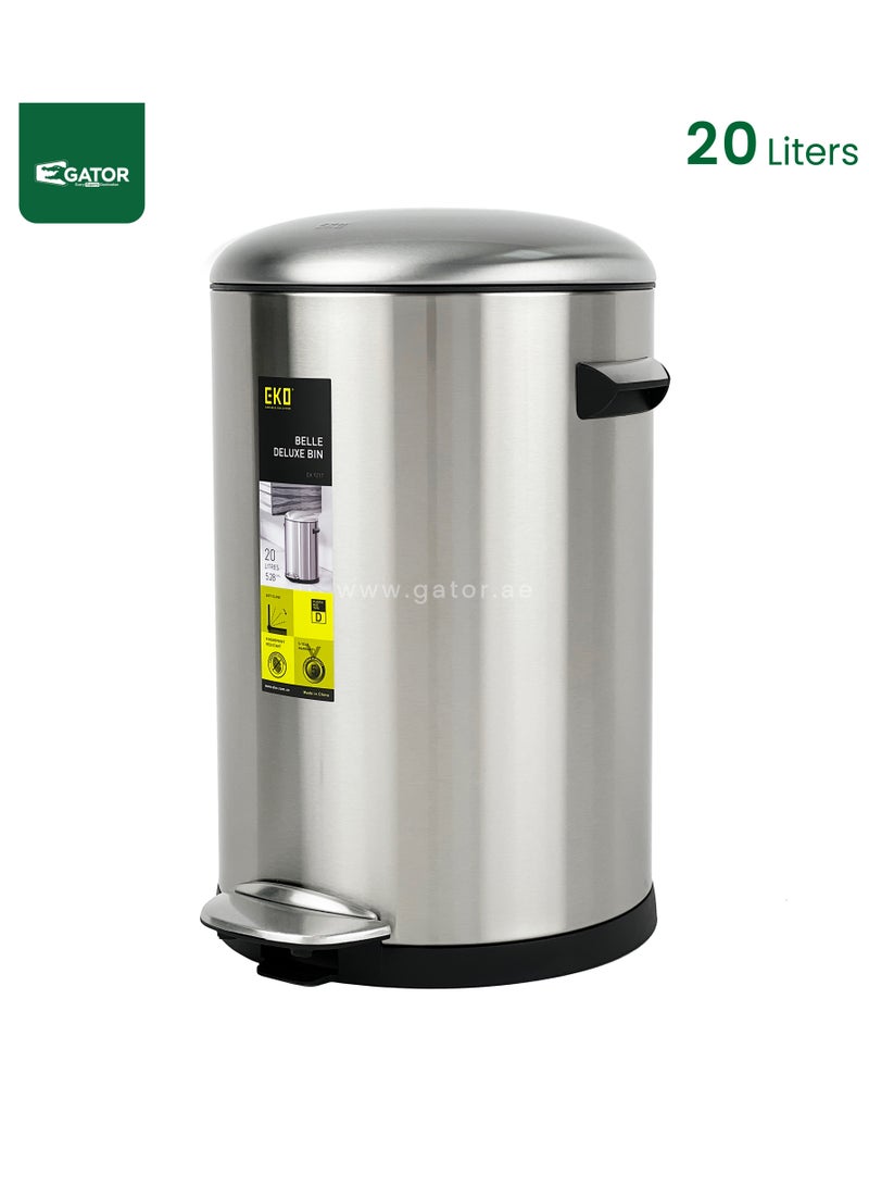 EKO EKO Stainless Steel Heavy Duty Brushed Fingerprint Proof 20L - Image 1