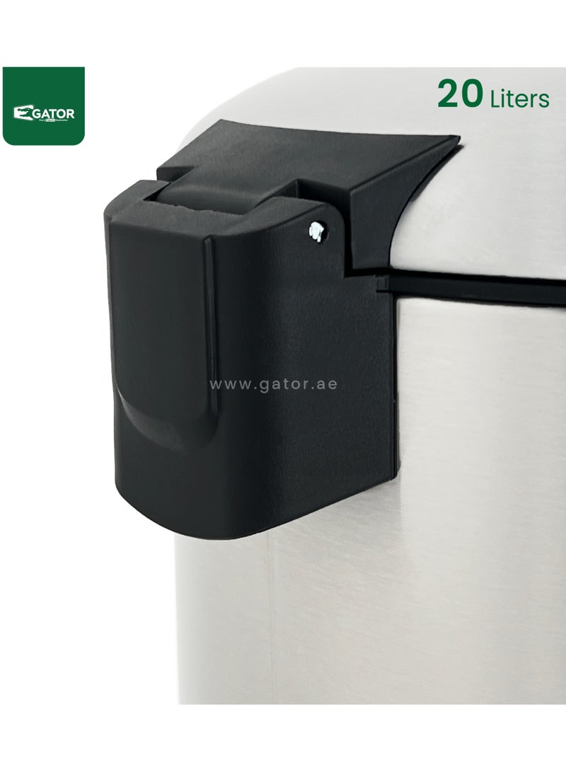 EKO EKO Stainless Steel Heavy Duty Brushed Fingerprint Proof 20L - Image 4