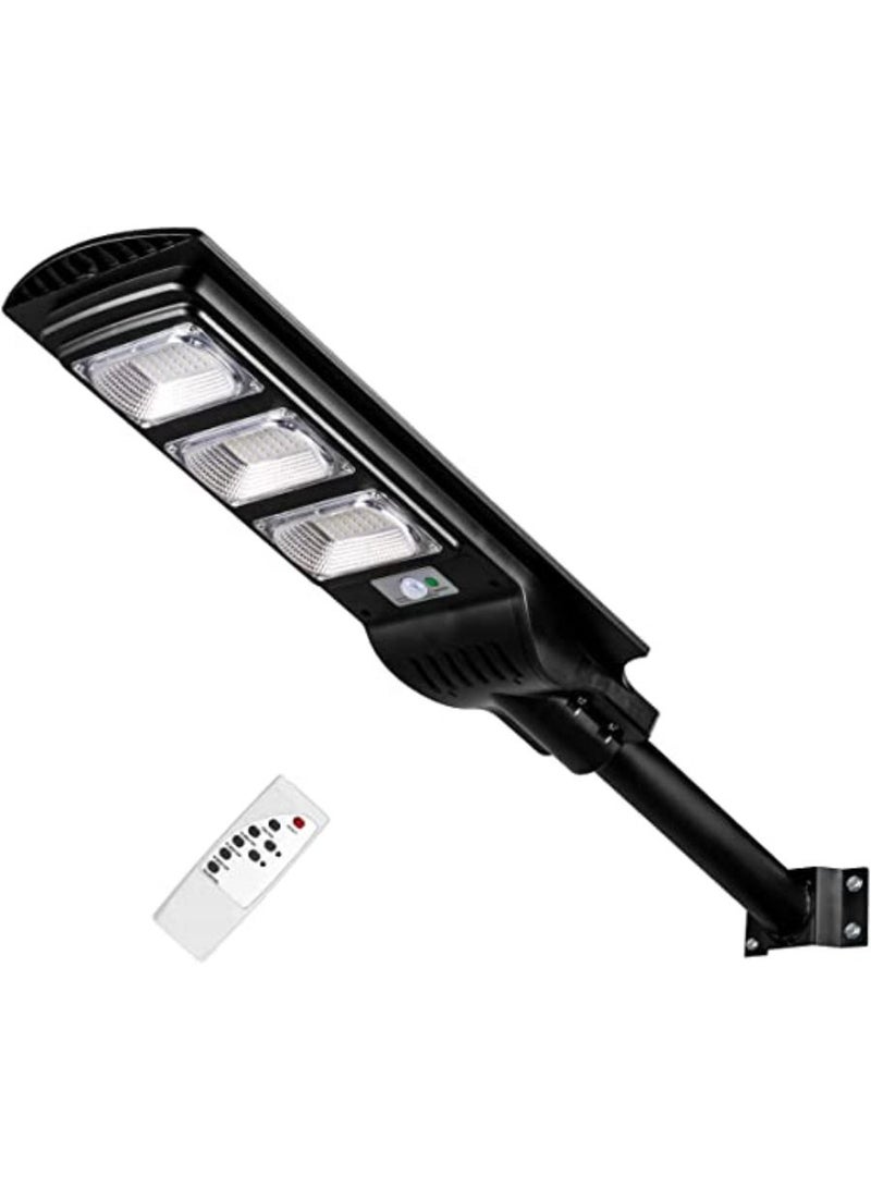 QUESERA Solar Street Light LED Solar Powered Parking Lot Lamp with Motion Sensor - Image 1