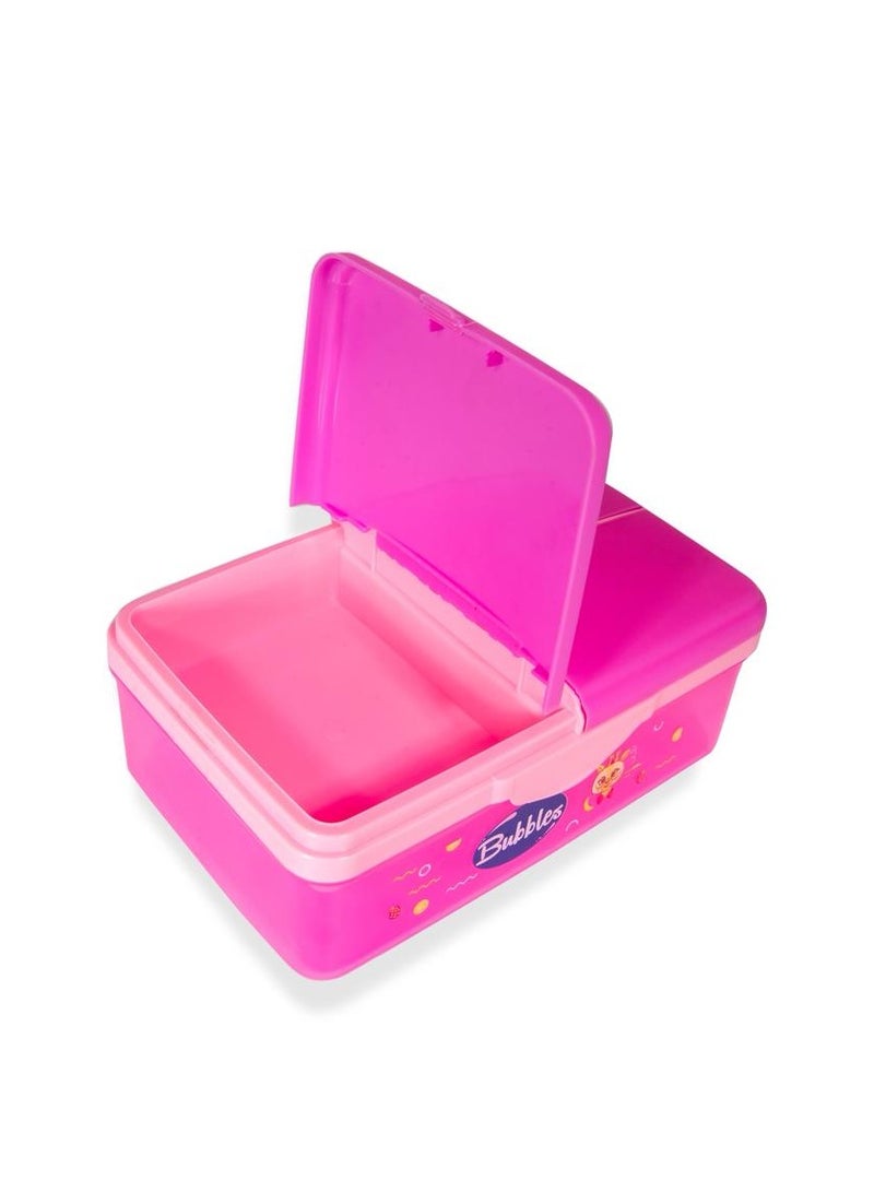 Bubbles Bubbles Smart Lunch Box Rose With Bubbles Spoon and Fork - MultIshape  - Image 4