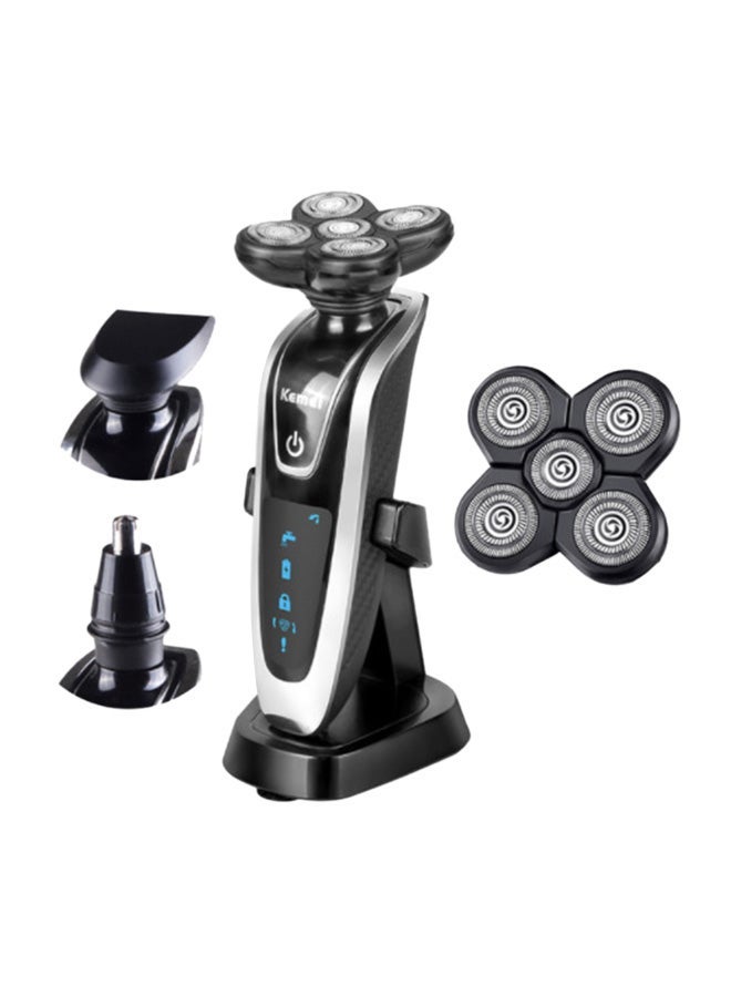 NIBEMINENT 3-In-1 Waterproof Multifunction Electric Shaver Black 16.5x4.5cm
