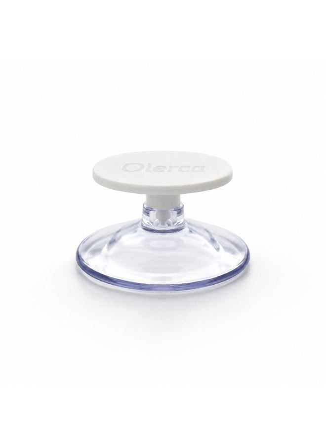 Olerca Suction Cup Holder for Massage Soap & Body Massage Tools – Strong Shower Wall Holder for Bathroom Storage, Shower Accessories & Body Care Organization