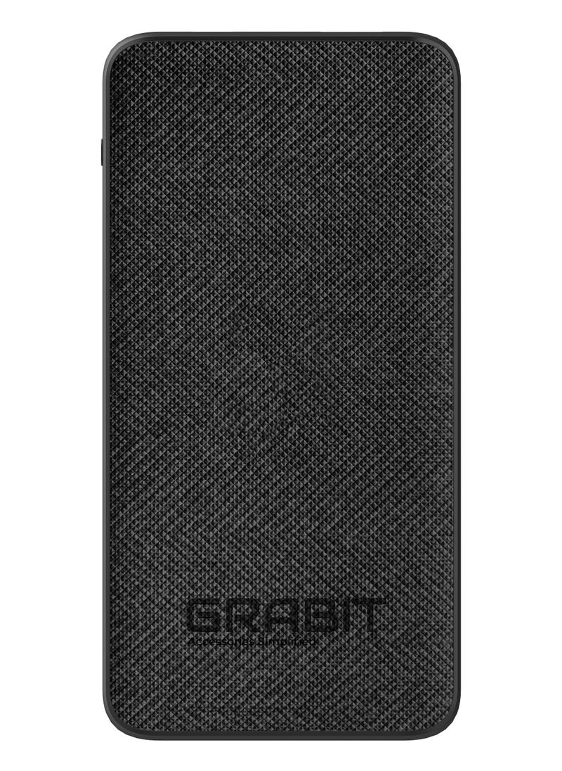 GRABIT - 20,000mAh 65W PD Power Station – Fast Laptop Charging, Charge laptops, iPads, and smartphones with 65W PD fast charging and a 20,000mAh capacity. Features USB-A & USB-C ports, 4-LED battery indicators, and over-current protection. Includes USB-C to USB-C cable. Compatible with iPhone, MacBooks, iPads, Samsung, OnePlus, Xiaomi, Huawei, Google Pixel, and more. Ideal for work, travel, and daily use. - Image 1